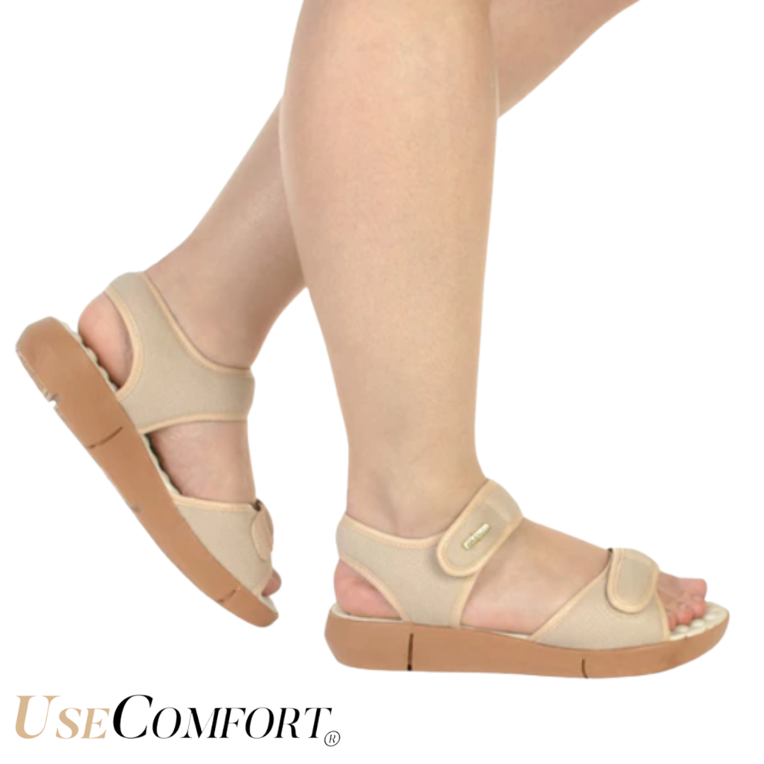 Sandália Papete Ortopédica Massageadora Leve - Use Comfort