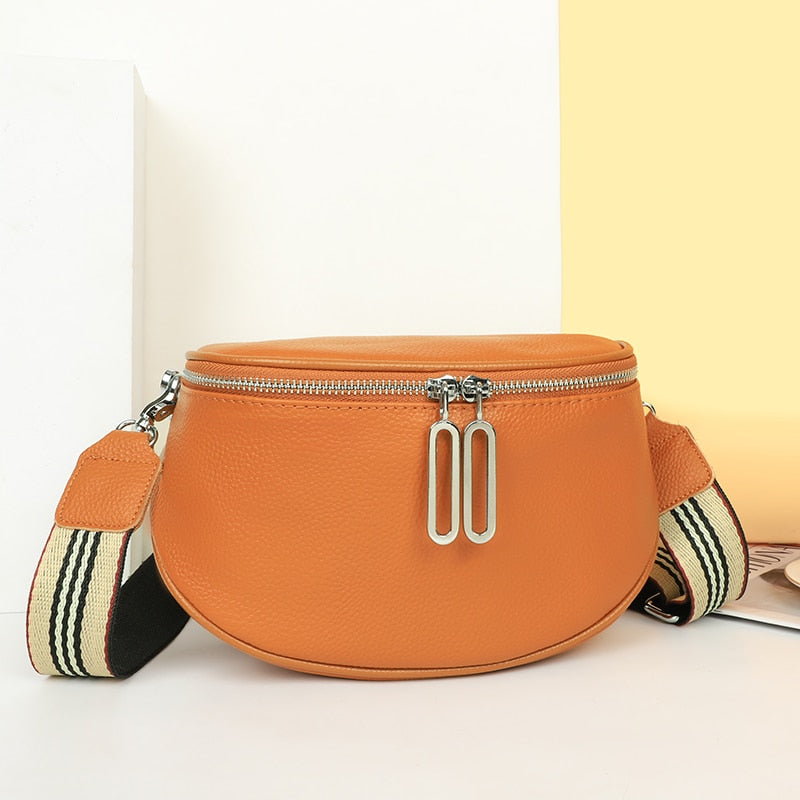 Bolsa feminina de Couro Luxuosa