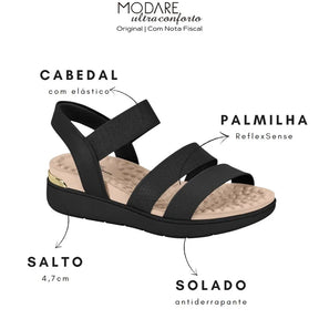 Sandalia Ortopedica Use Comfort Esporão com Elastico