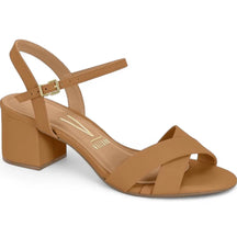 Sandalia Feminina Salto Grosso Palmilha Comfy