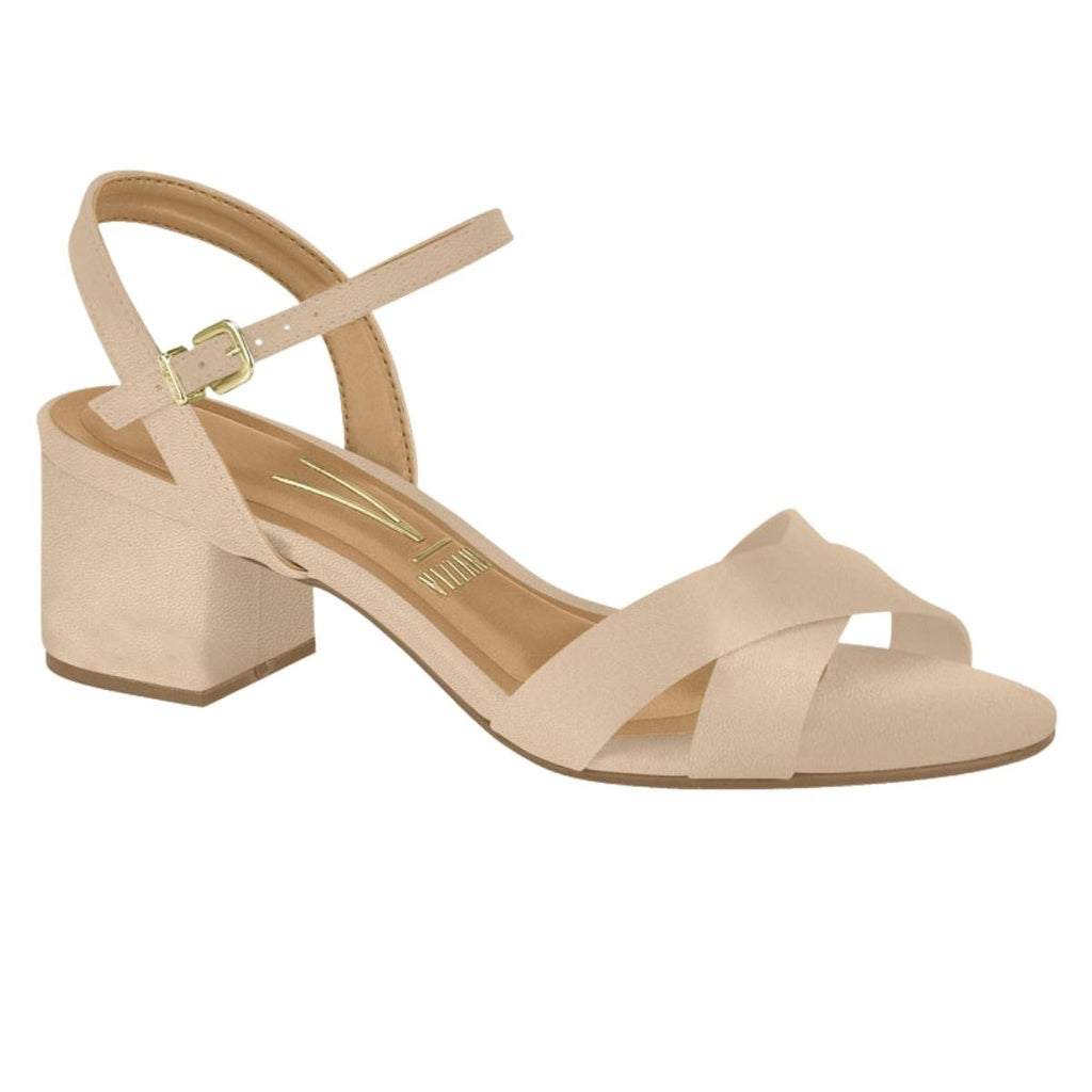 Sandalia Feminina Salto Grosso Palmilha Comfy
